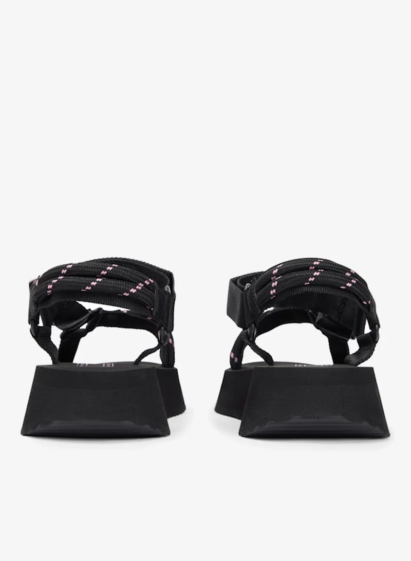 TOMMY JEANS  Webbing Rope Cleat Platform Sandals for Women | Best Price UAE
